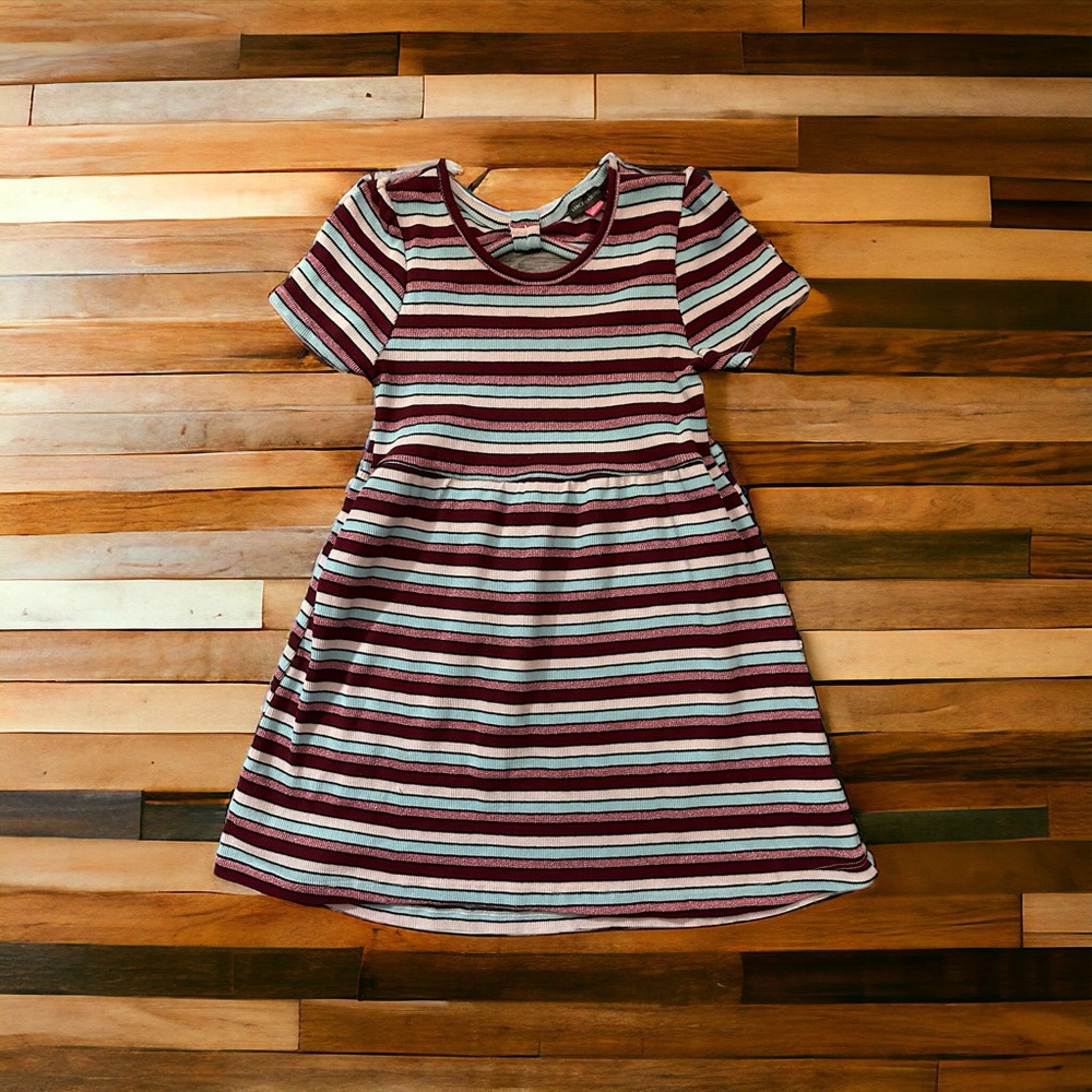 Vince Camuto  Multicolor Stripped Dress Girls Size 7